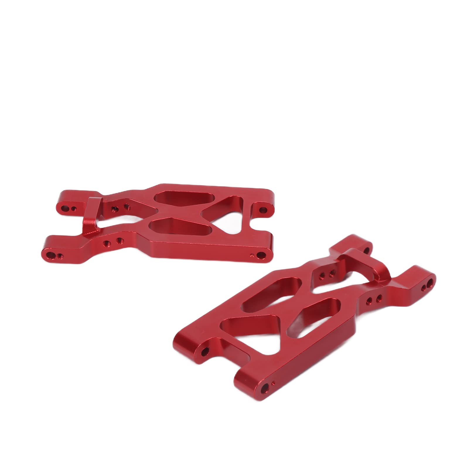 paio di bracci oscillanti posteriori RC in lega di alluminio di ricambio per auto telecomandate 1/10 (rosso) - 6