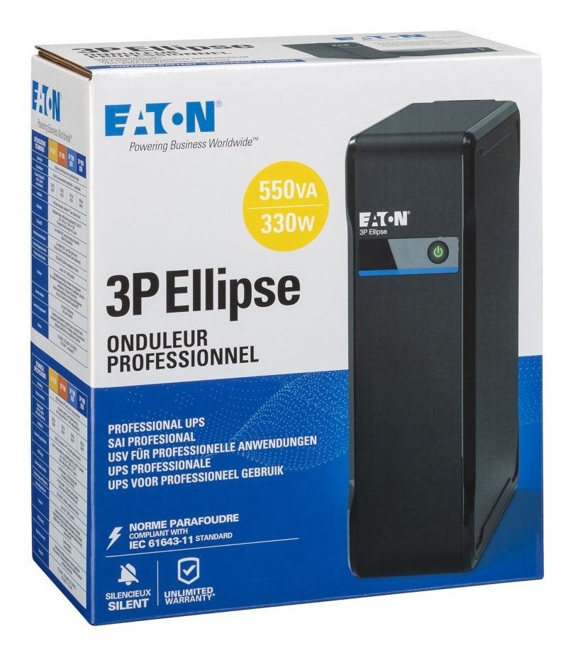 Onduleur eaton ellipse 550 fr 550va/330 watts 2u tour EATON - 6