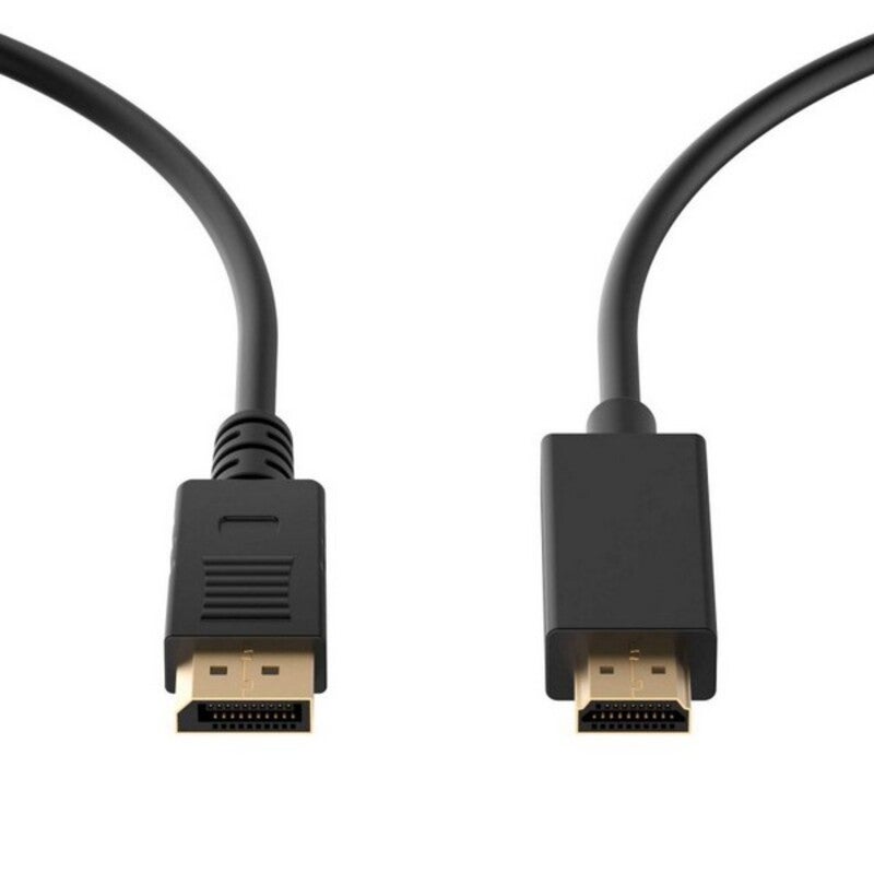 Câble DisplayPort Vers HDMI 10 Mètres - Noir - Support 4K Ultra HD - Marque Nanocable - 9
