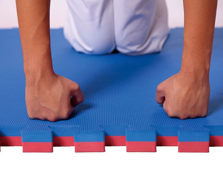 Pavimentos Arquiservi - Tatami Puzzle EVA / Homologado Ignífugo CEE / 1 x 1 x 20mm (Castanho-Bege) - 8