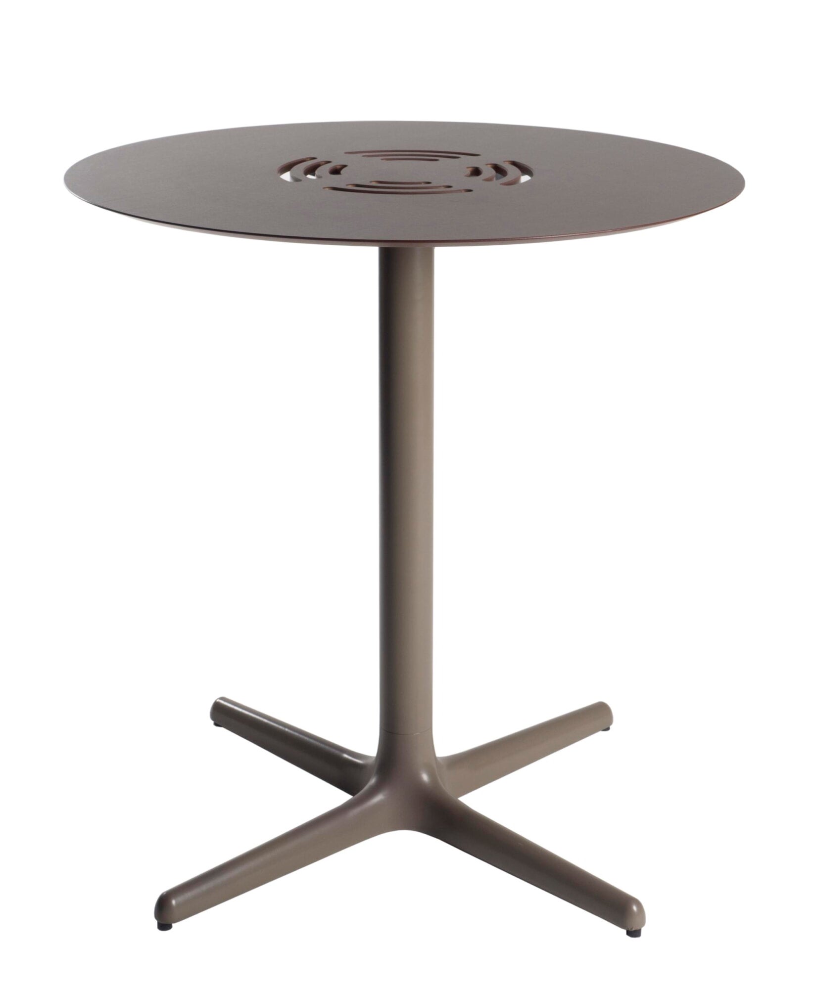 Table ronde intérieur, extérieur Ø70 chocolat TOLEDO AIRE Resol | Leroy ...