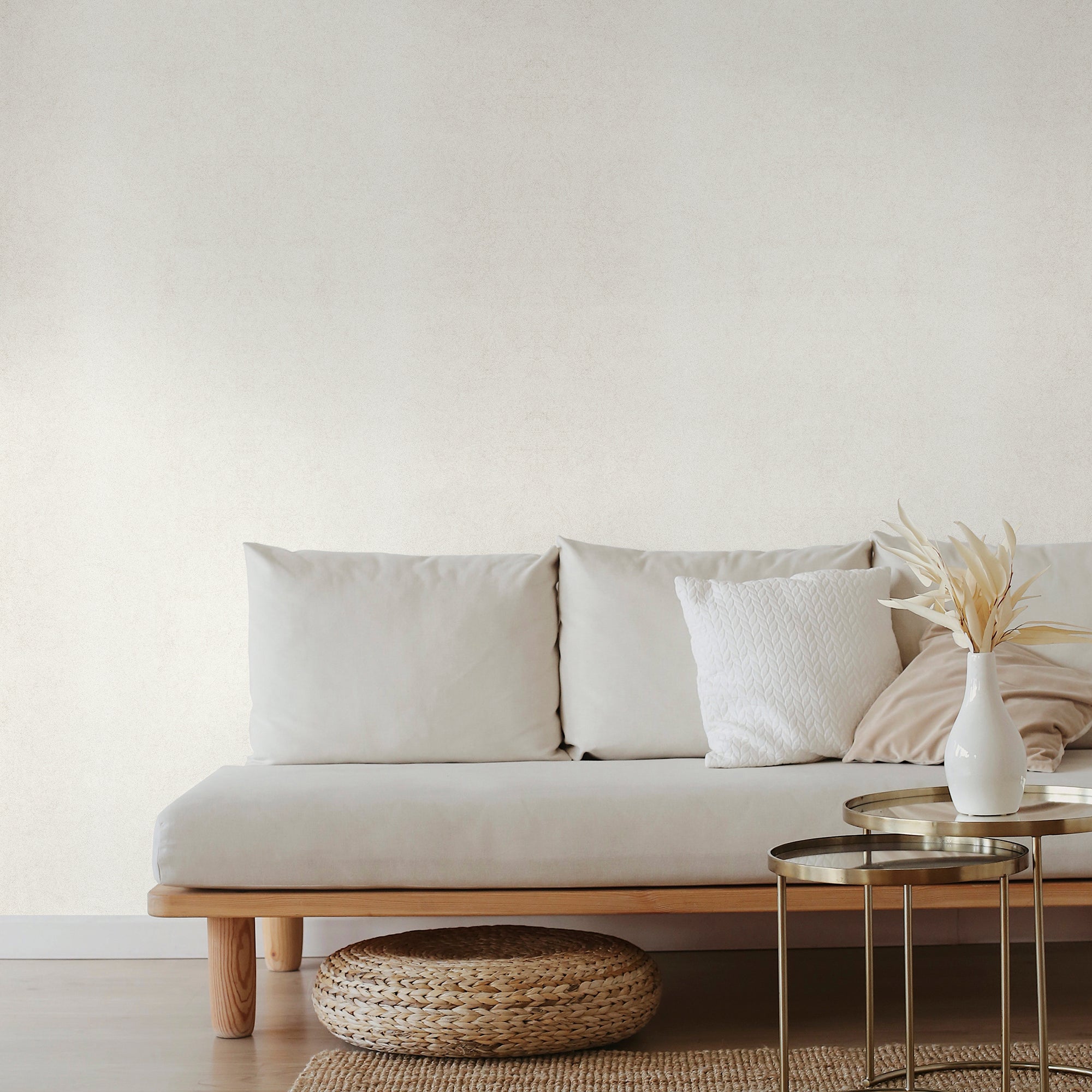 Papier peint intissé Tranquil Fibreux 1005 x 52cm Blanc - 3