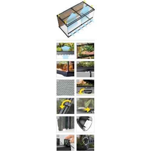 Glass terrarium exoterra 90x45x45h pt2613 - 3