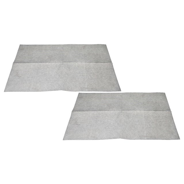 vhbw 2x Filtres non-tissé compatible avec Candy hotte de cuisine 60 cm - 57 x 47 x 0,3 cm, microfibres non tissées