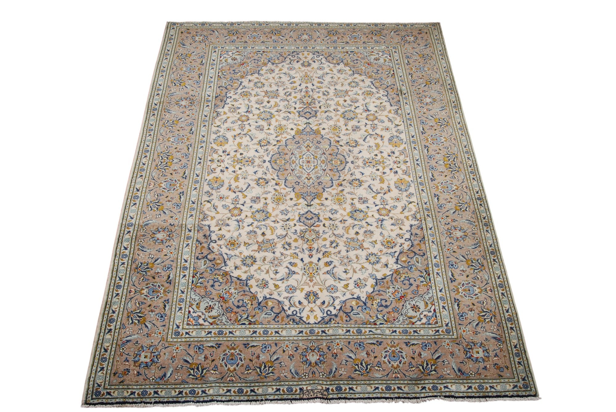 Oryginalny dywan Kashan 295x205 cm | GalleriaFarah1970