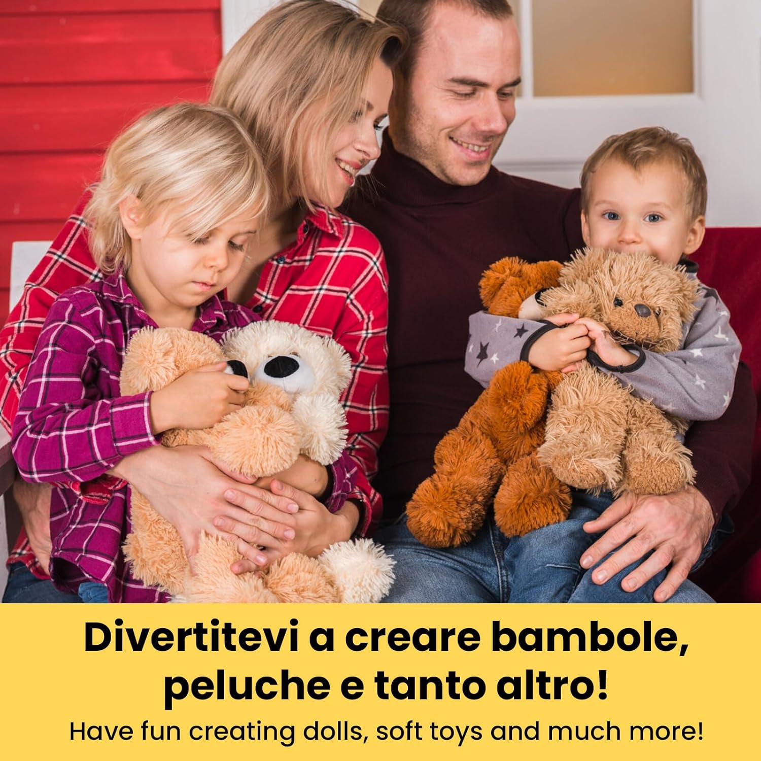 Ouate synthétique par kg | Pour coussins, peluches, cadeaux | Hypoallergénique, douce et résistante - 6
