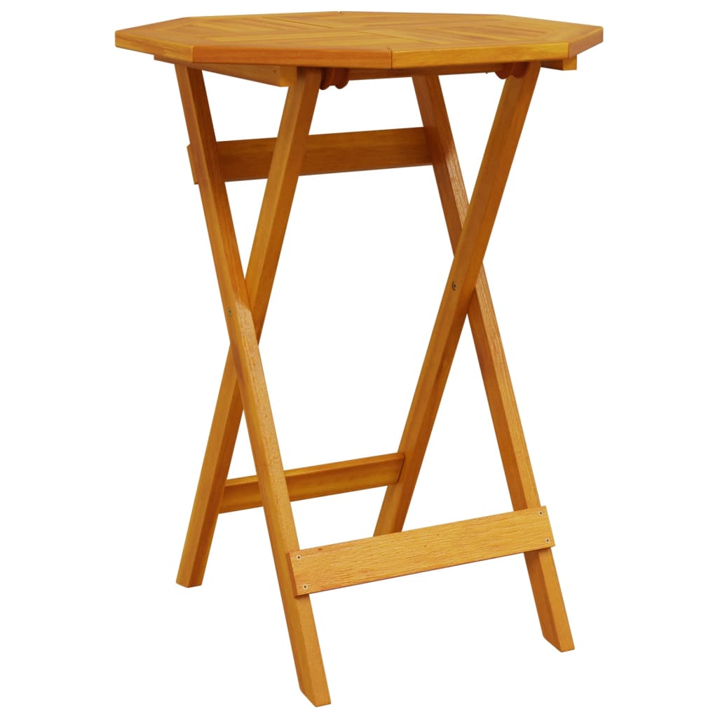 Table d'appoint d'extérieur rectangulaire en Bois Marron 2 places - 6