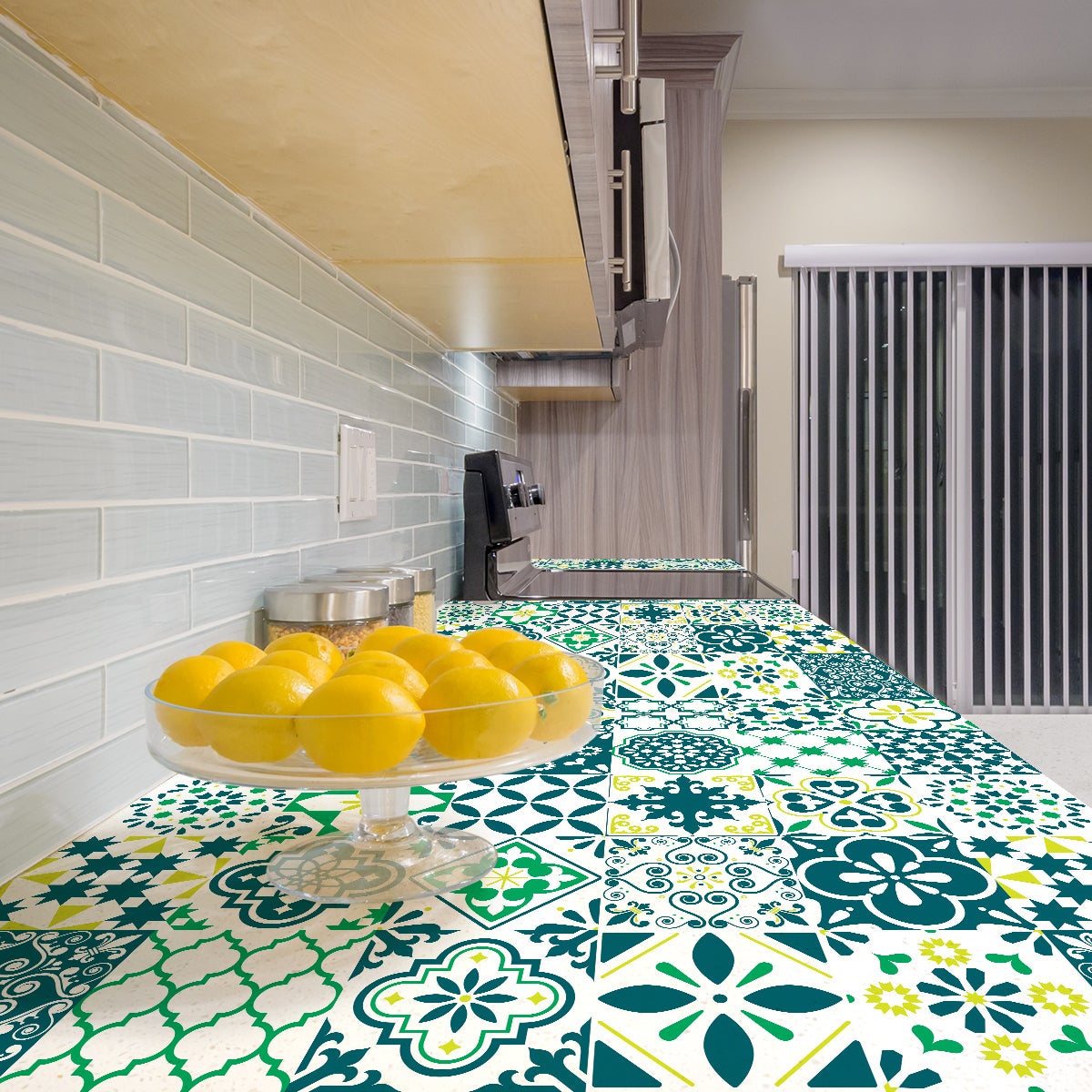 Carrelage Adhésif Mural 3D - 20 Pièces 30x30cm - Imperméable, Résistant - Vert, Autres Coloris - 3