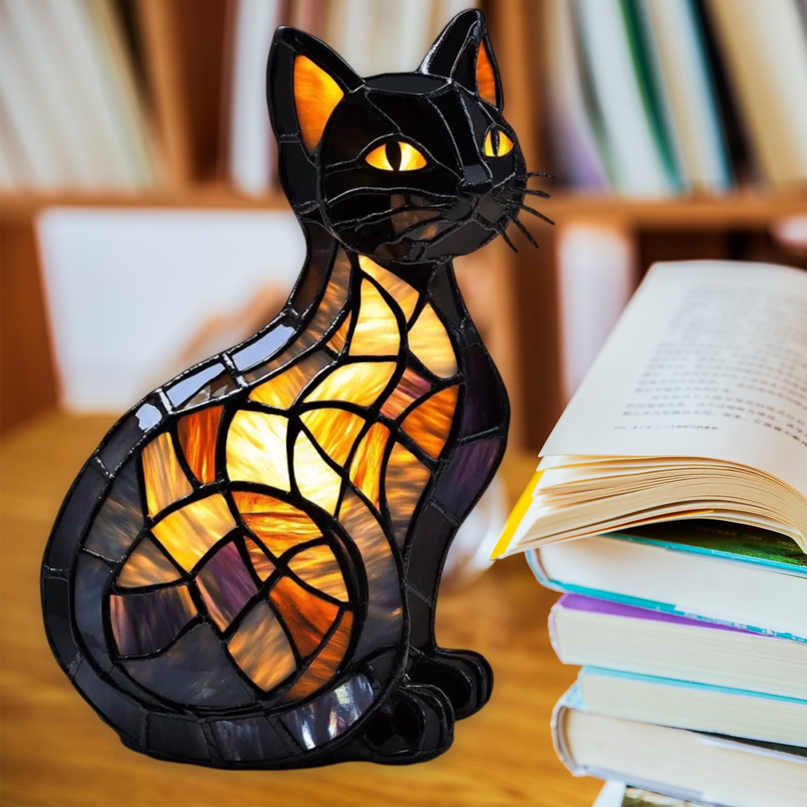 Lampada da Tavolo LED Cane in Resina: Luce Notturna Vintage per Amanti Cani