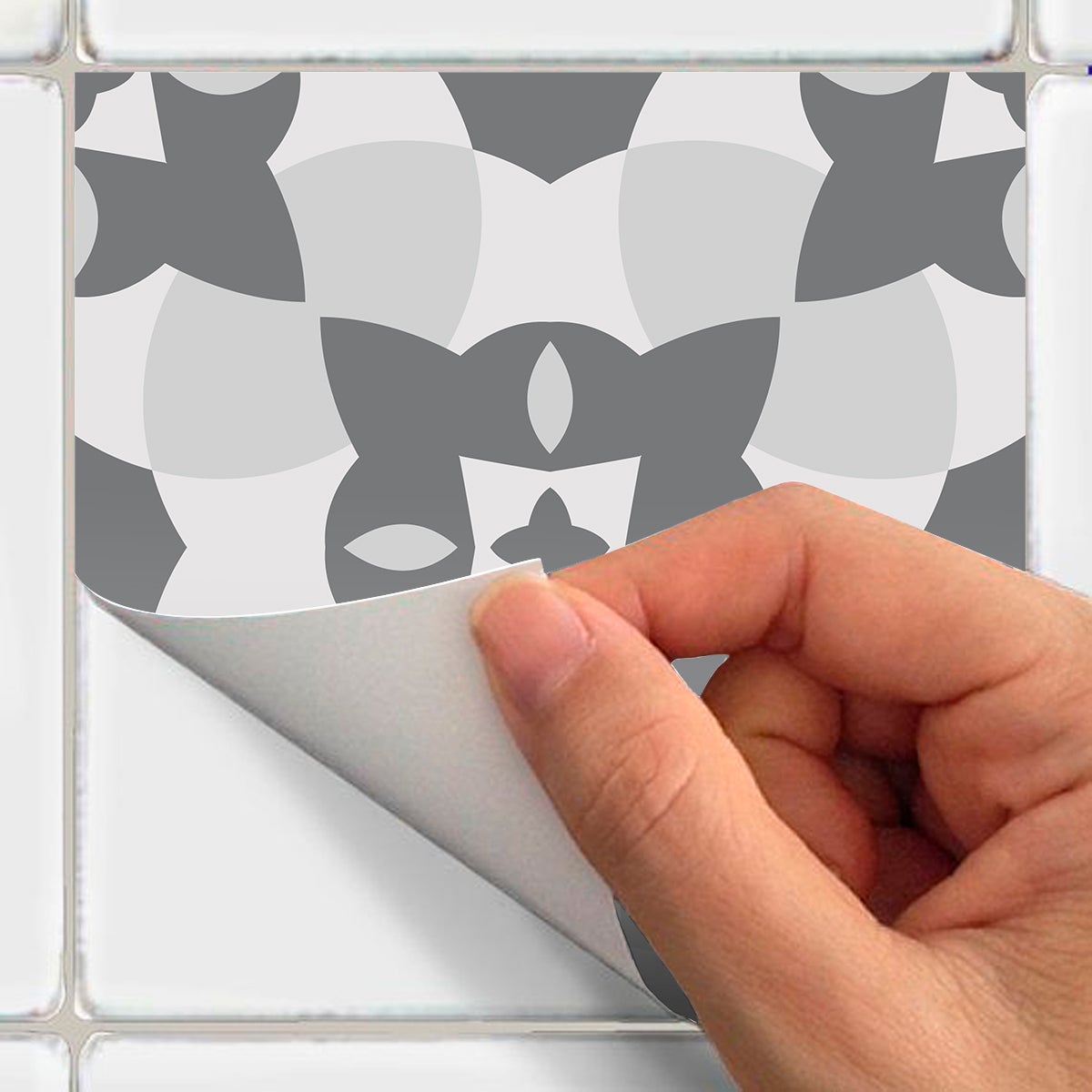 9 adesivi piastrelle di cemento azulejos Nancia - Sticker adesivo - adesivi murali - 9stickers20x20cm - 4