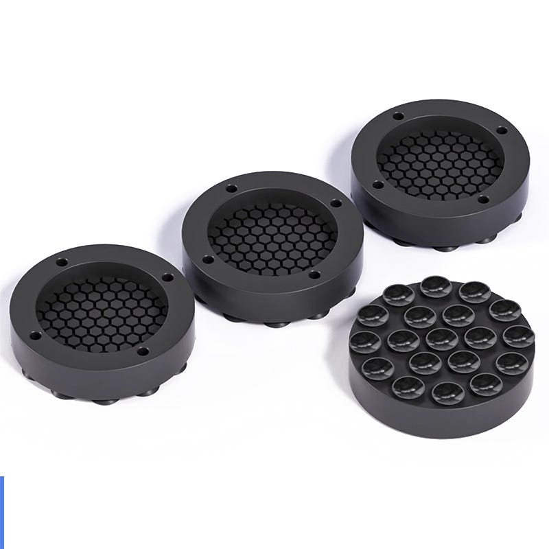 Antiscivolo Tavoli 4 Piedini In Gomma Per Mobili 48x18mm - Antiscivolo, Antivibranti, Per Tavoli E Sedie Piedini Gomma Mobili - Foto 2