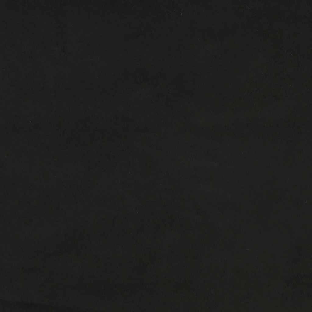 Colchón de muelles ensacados firmeza media terciopelo negro 80x220x20 cm vidaXL - 6