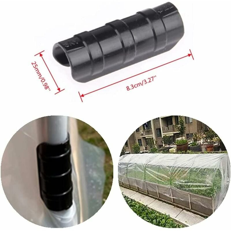 Pack de 50 clips de serrage pour serre 25 mm - 2