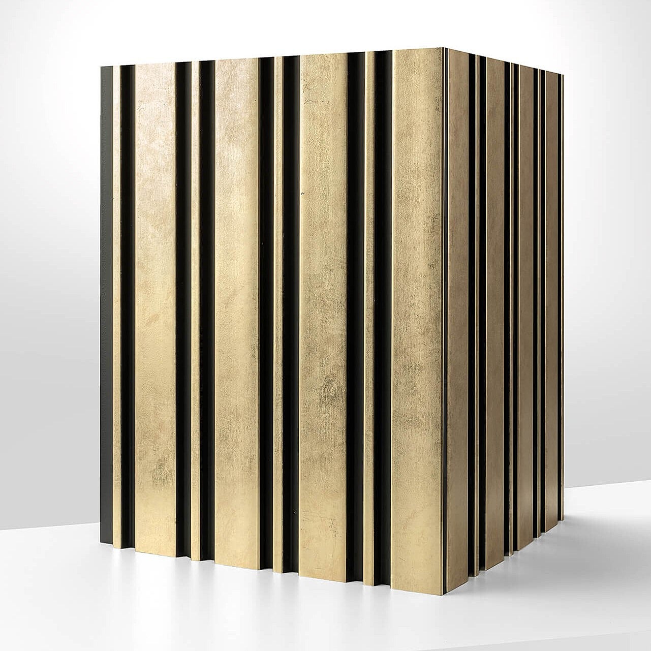 Lame Murale Effet Tasseau BLOIS OR & NOIR 12,2x270x1,2 cm - Maison du Revêtement - 3
