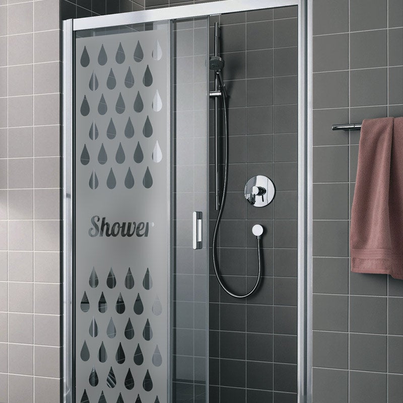 Adesivo porta di doccia Shower - Sticker adesivo - adesivi murali - 185x55cm - 3