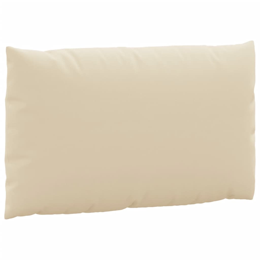 Coussins de palette lot de 2 beige tissu oxford vidaXL - 6