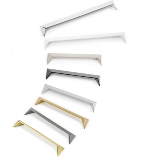 Poignée zamak Post entraxe 128 mm finition blanc mat | Leroy Merlin