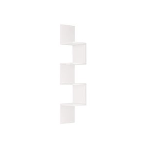 5 five simply smart 5five - scaffale a colonna in bambù mix n modul con 5 ripiani e specchio