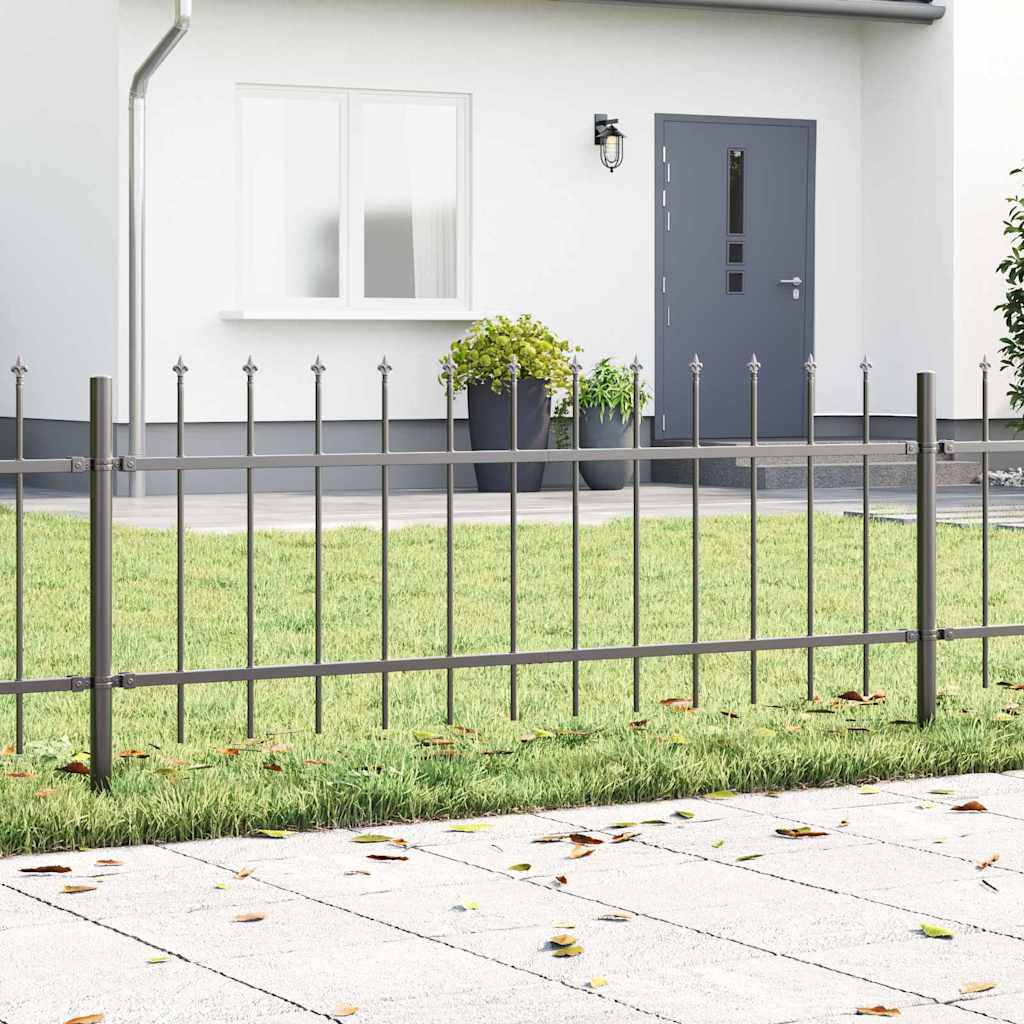 Ogrodzenie Ogrodowe Woerden Szary 1,7 x 0,6 m vidaXL