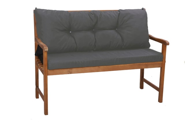 Coussin pour banc 120 x 60 x 50cm, Coussins pour balancelle de jardin, Coussin outdoor Anthracite