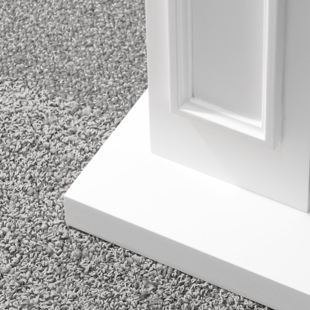 Divina Fire Camino a bioetanolo biocamino da terra JEFFERSON in legno Bianco L 89,5 x H90,5 x P28 - 5