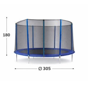 Housse Protection Solaire Trampoline 6 à 14 Pieds - Couverture Anti-UV Imperméable