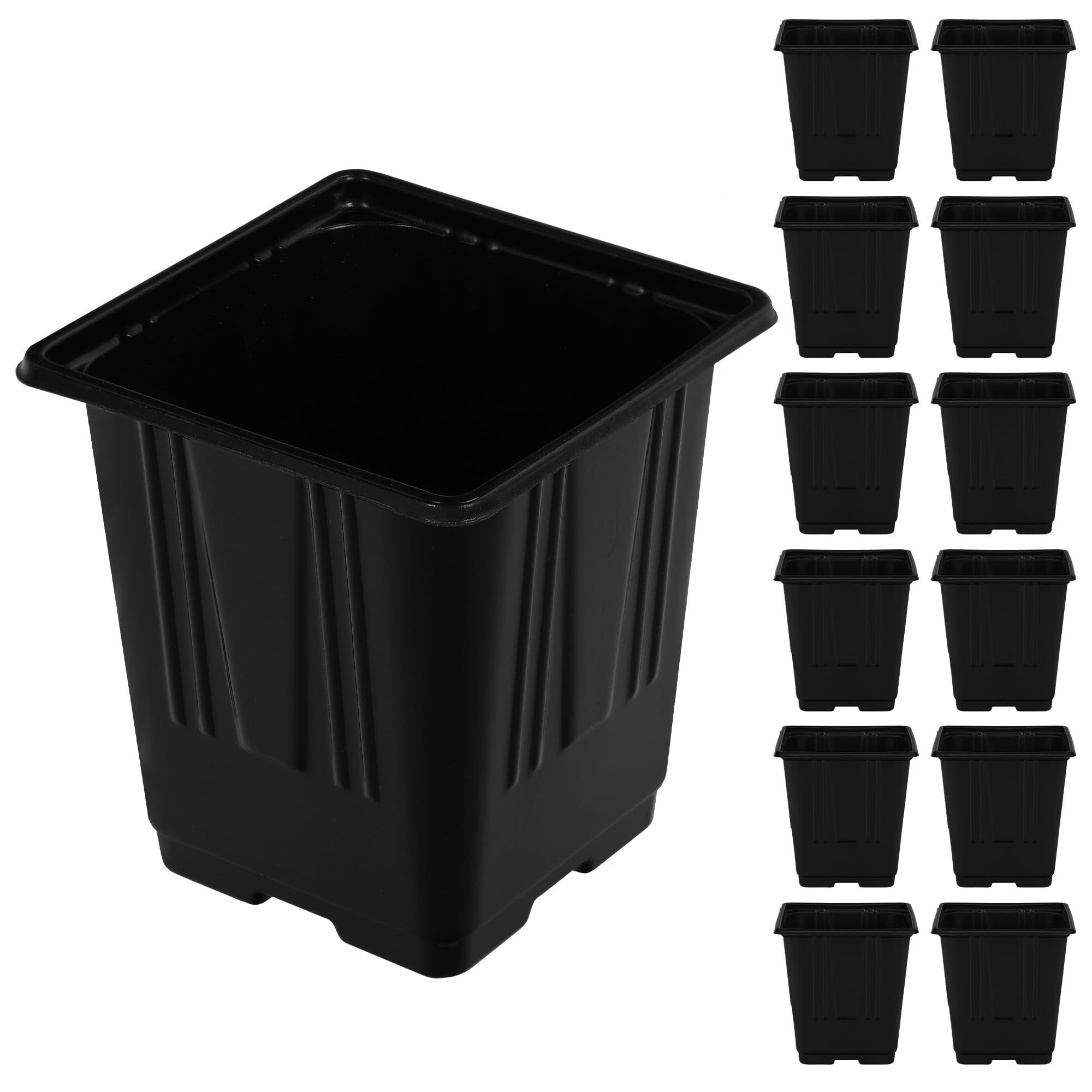 Zestaw 12-doniczek na rozsady uprawy sadzonek roślin kwadratowe do wysiewu - KOTARBAU