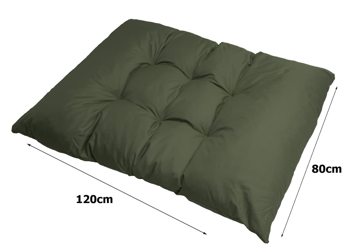 Coussins pour palettes, Assise 120x50 et Dossier 120x40cm Vert, coussins canapé / coussin palette in / extérieur, SETGARDEN - 7