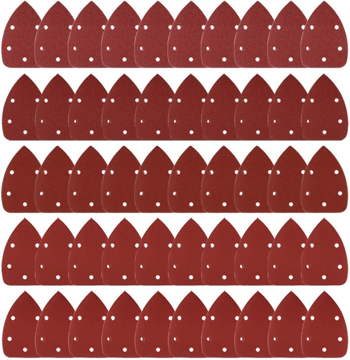 100 Feuilles De Ponceuse Souris – Grains 40 à 240 – 140x89 Mm – SATC – Oxyde D'aluminium