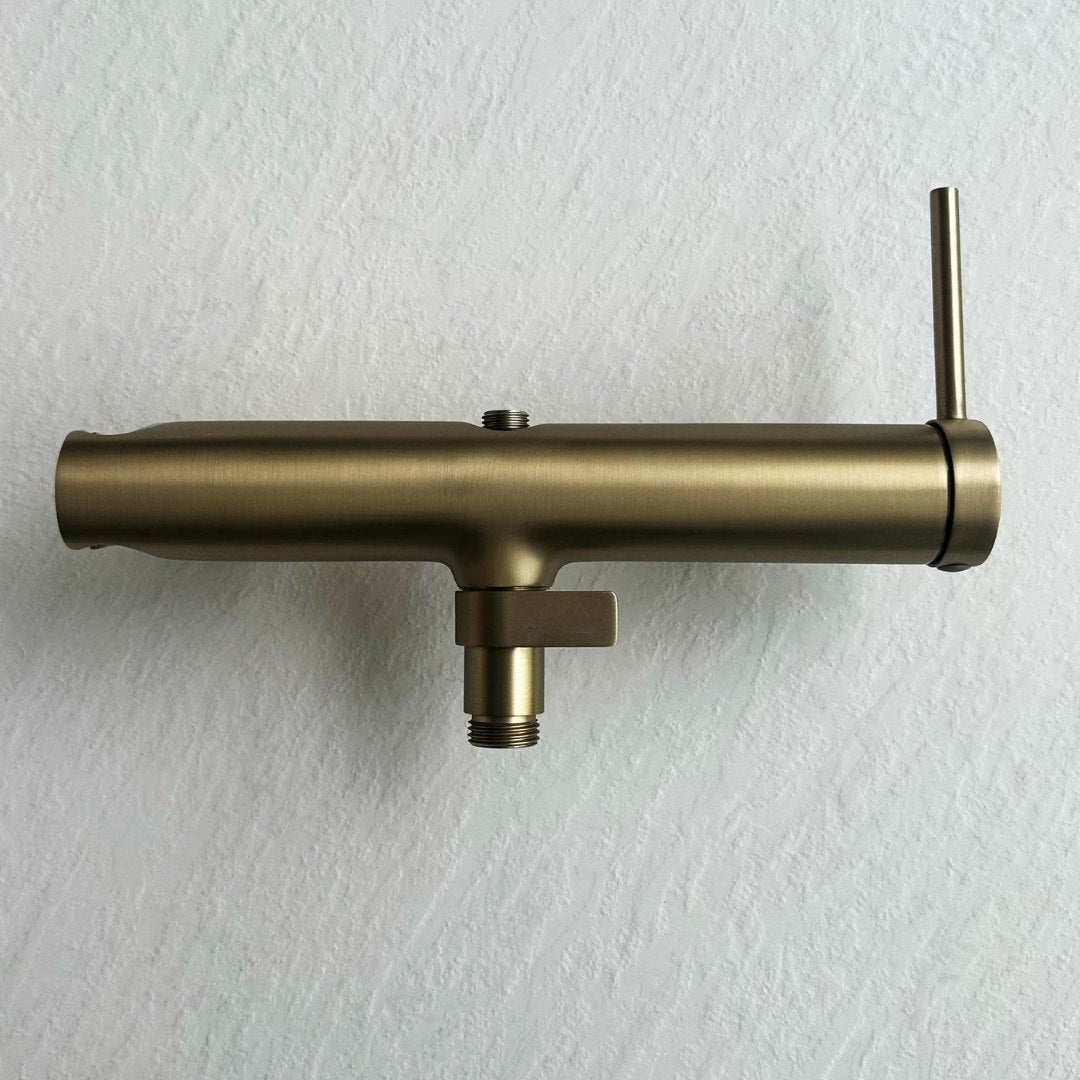 Lollipop II colonne de douche mécanique or brossé 250 - 9