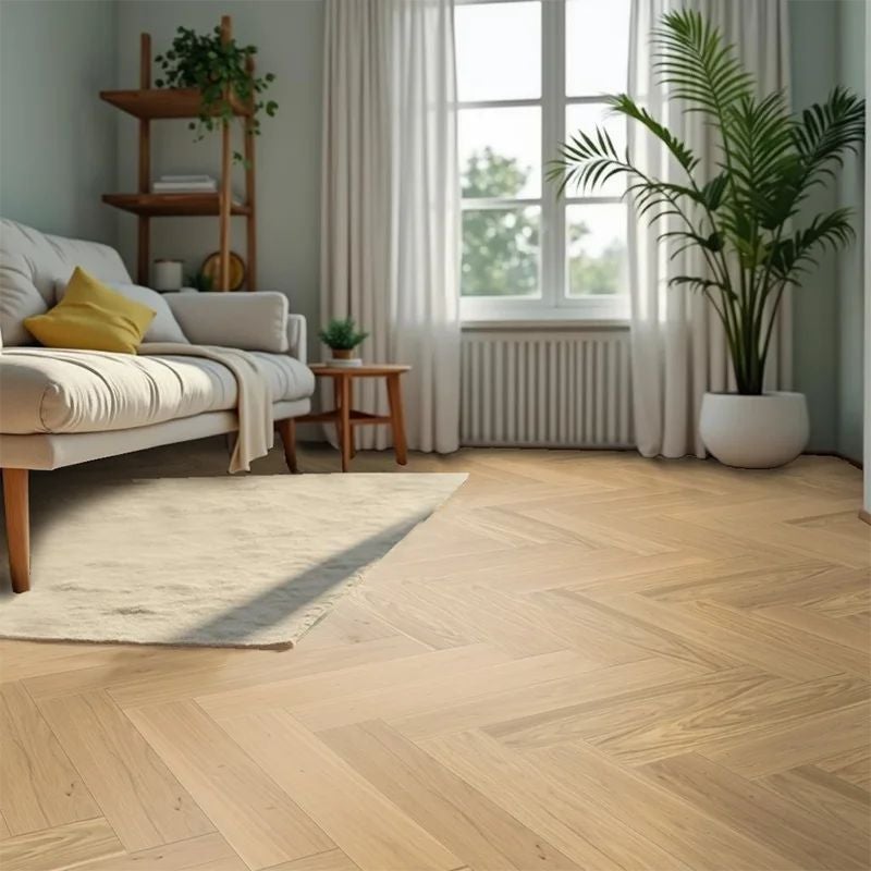 Arquiservi | Piso Vinílico SPC Espinha Click (6 mm, 1,88 m²) | Hidrófugo, alta resistência, instalação fácil, Trigo Dourado - 7