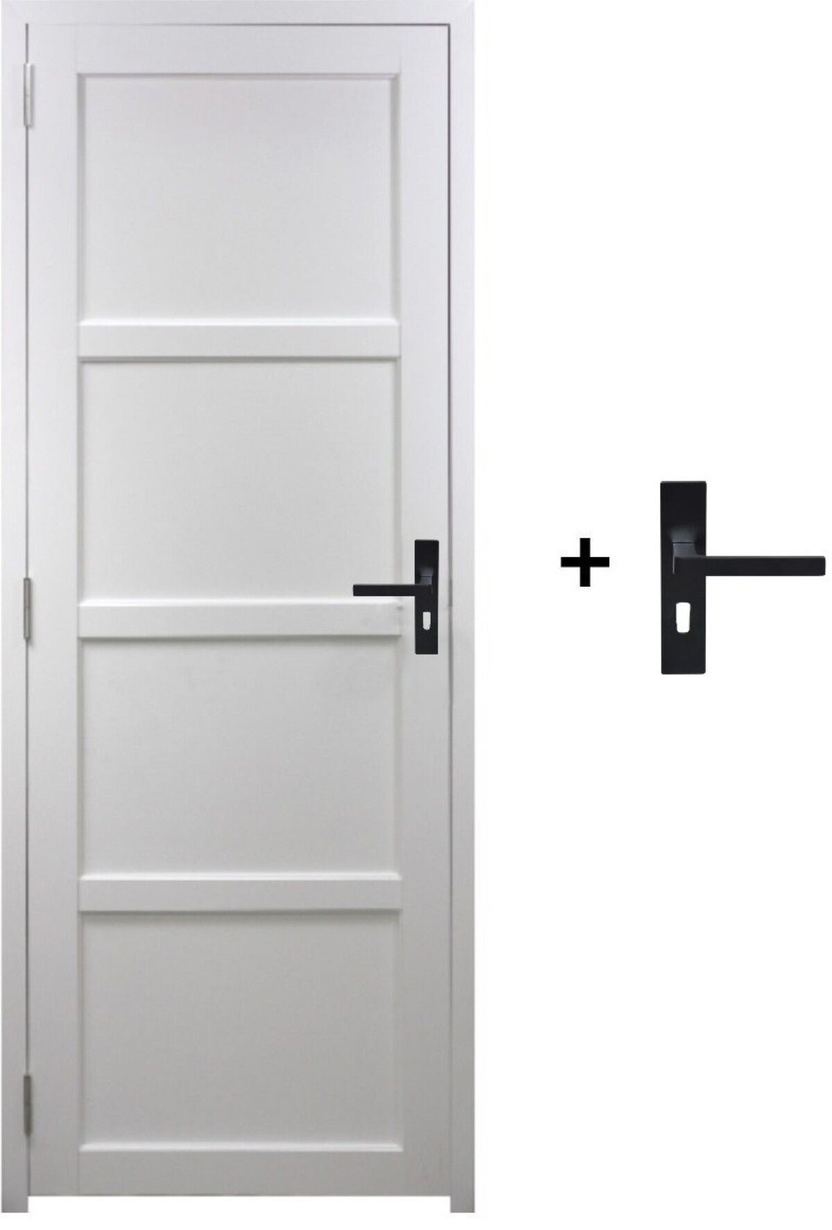 Bloc Porte Tamera Blanc H204 X L83 Côte Tableau P.droite,poignee Gd Menuiseries - 2