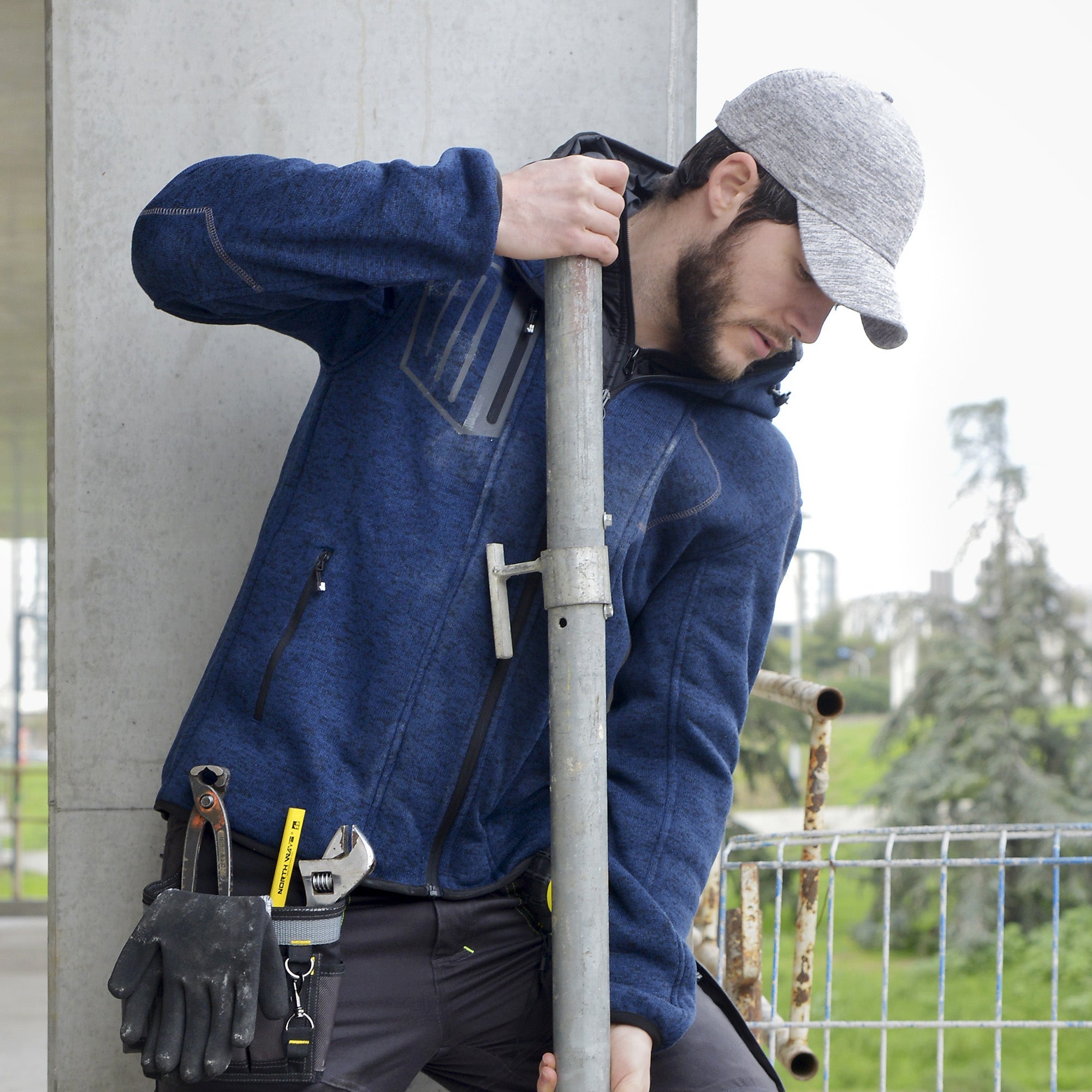 LYNX GILET 1398 Blu navy Nero 3XL - 4