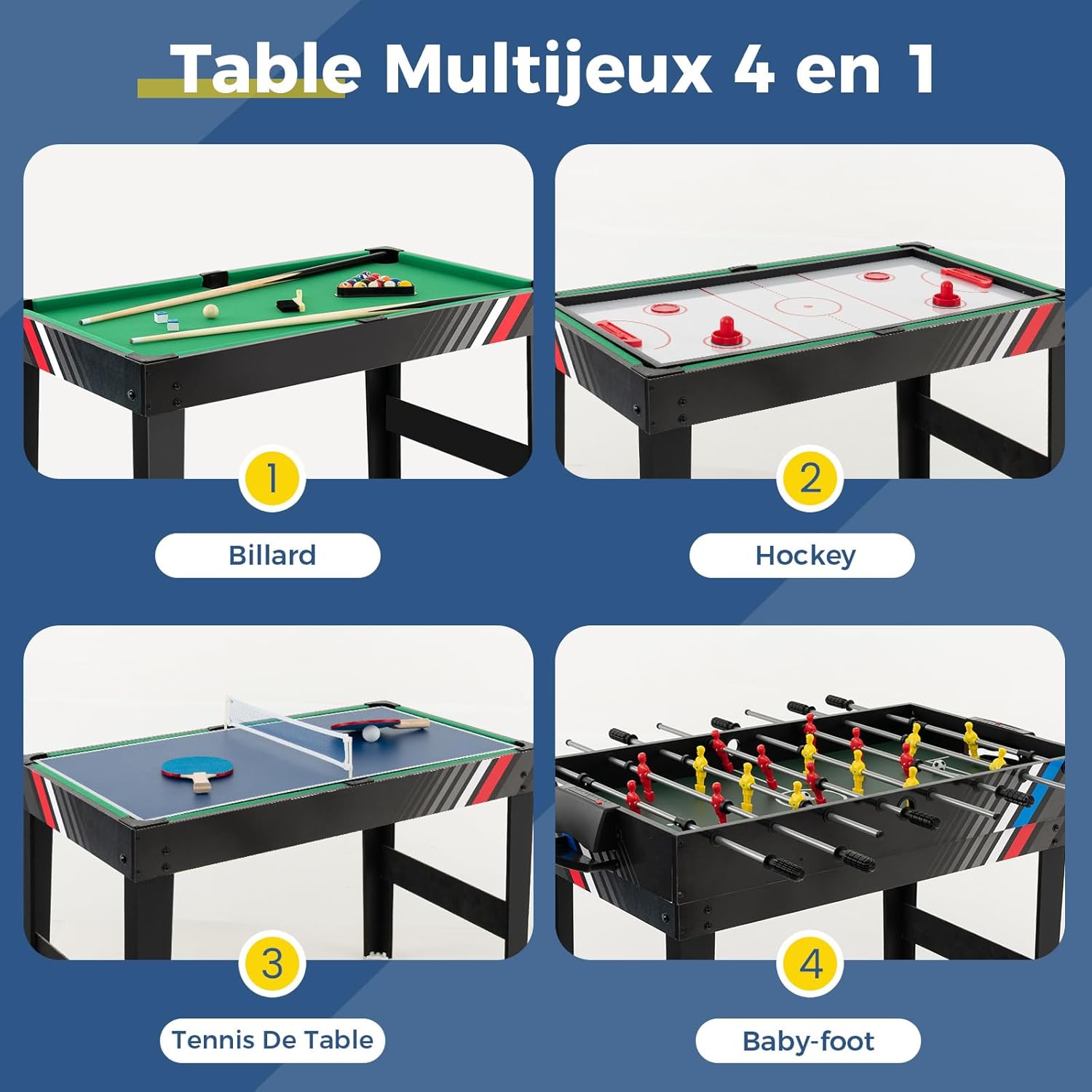 Best Choice Products Tavolo da biliardo da 101,6 cm, tavolo da biliardo arcade per soggiorno, sala giochi, sala giochi con 2 stecche, set di palline, borsa portaoggetti