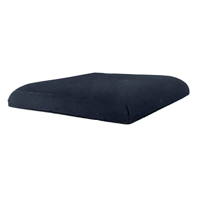 Chapeau Pilier 30x30 Plat Bord Arrondis - Gris Anthracite Foncé