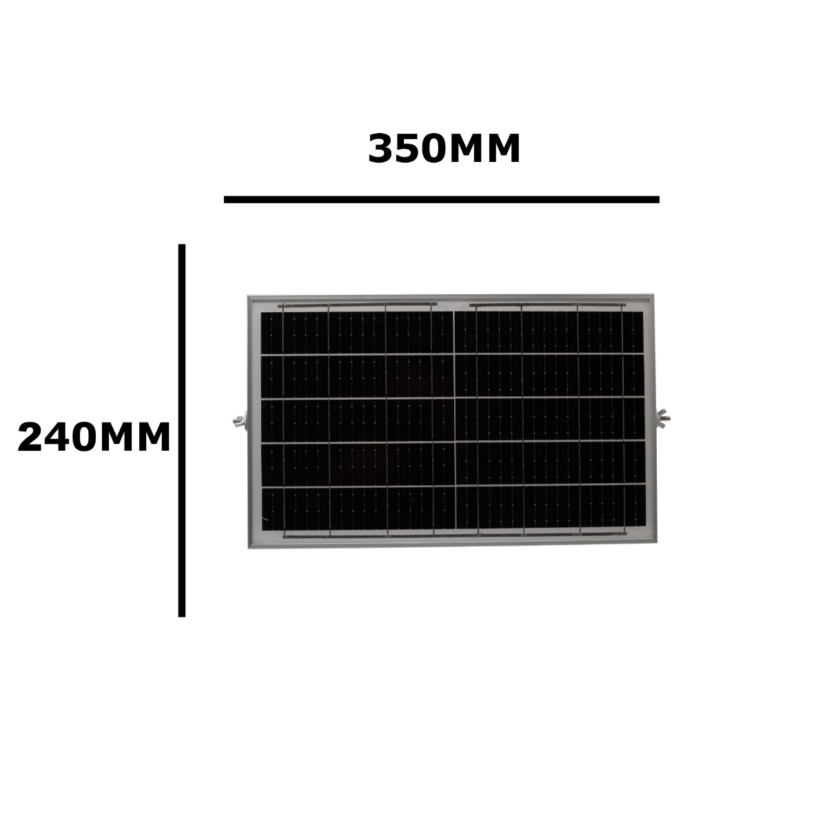 Projecteur Solaire LED Iplux® PowerBeam Pro 2400 lumens – Haute qualité – Capteur de mouvement – IP66 – 6000K – Aluminium - 8