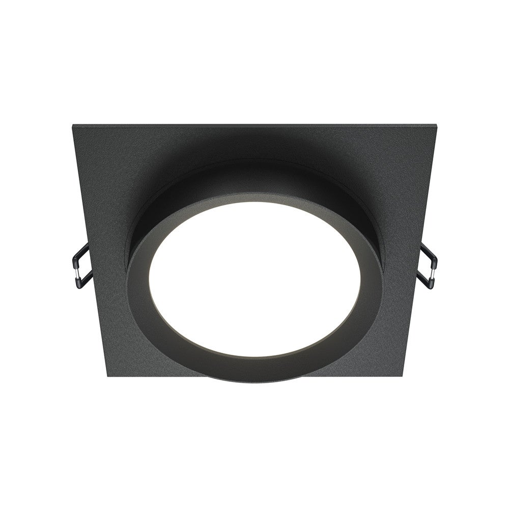 Oprawa sufitowa wpuszczana podtynkowa Hoop czarna 1xGX53x15W kwadratowa IP20 wym: 5,2 x 11 x 11 cm aluminium Maytoni