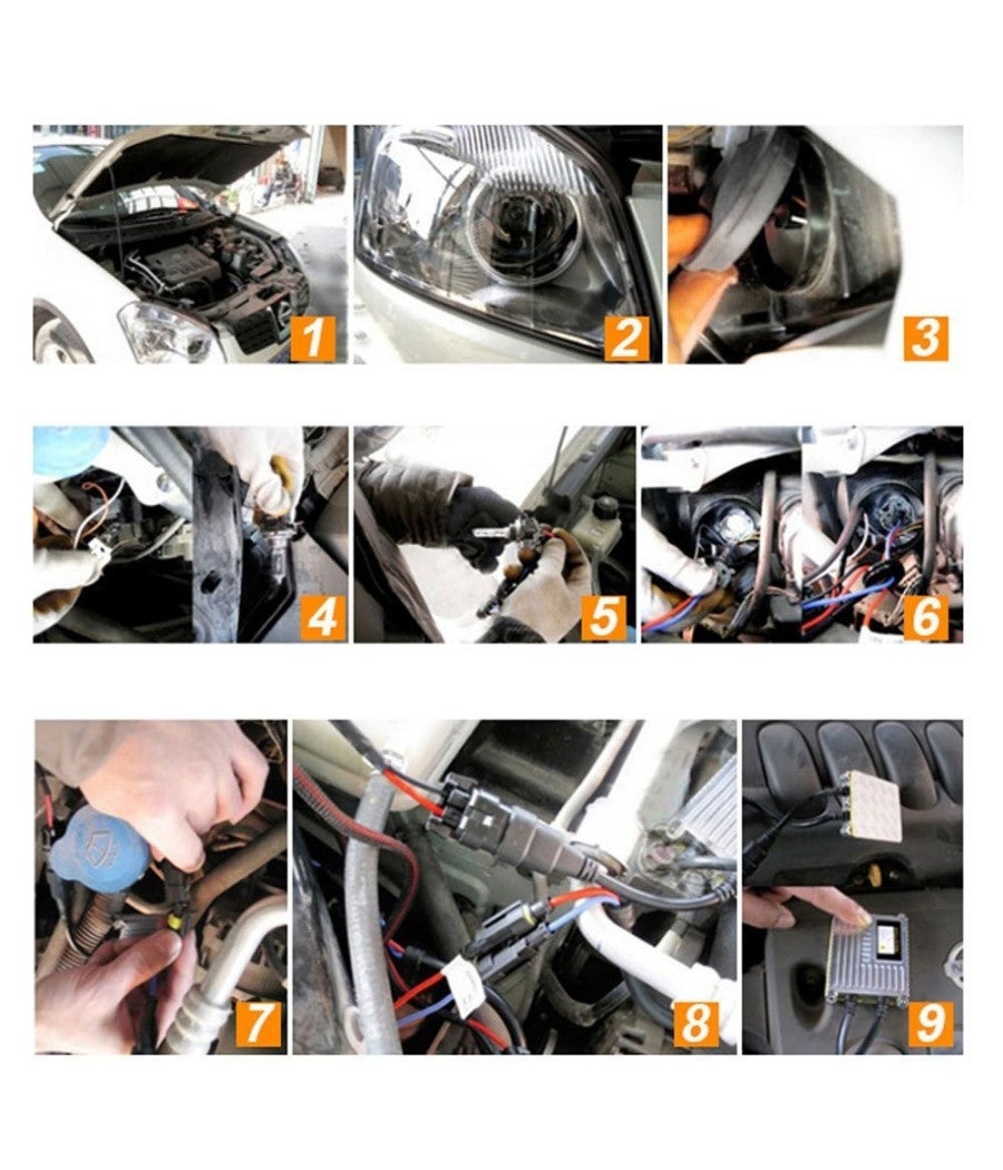 Trade Shop - Coppia Lampade Xenon Xeno Hid Ricambio Kit H1 6000k Per Auto Camper - - 6