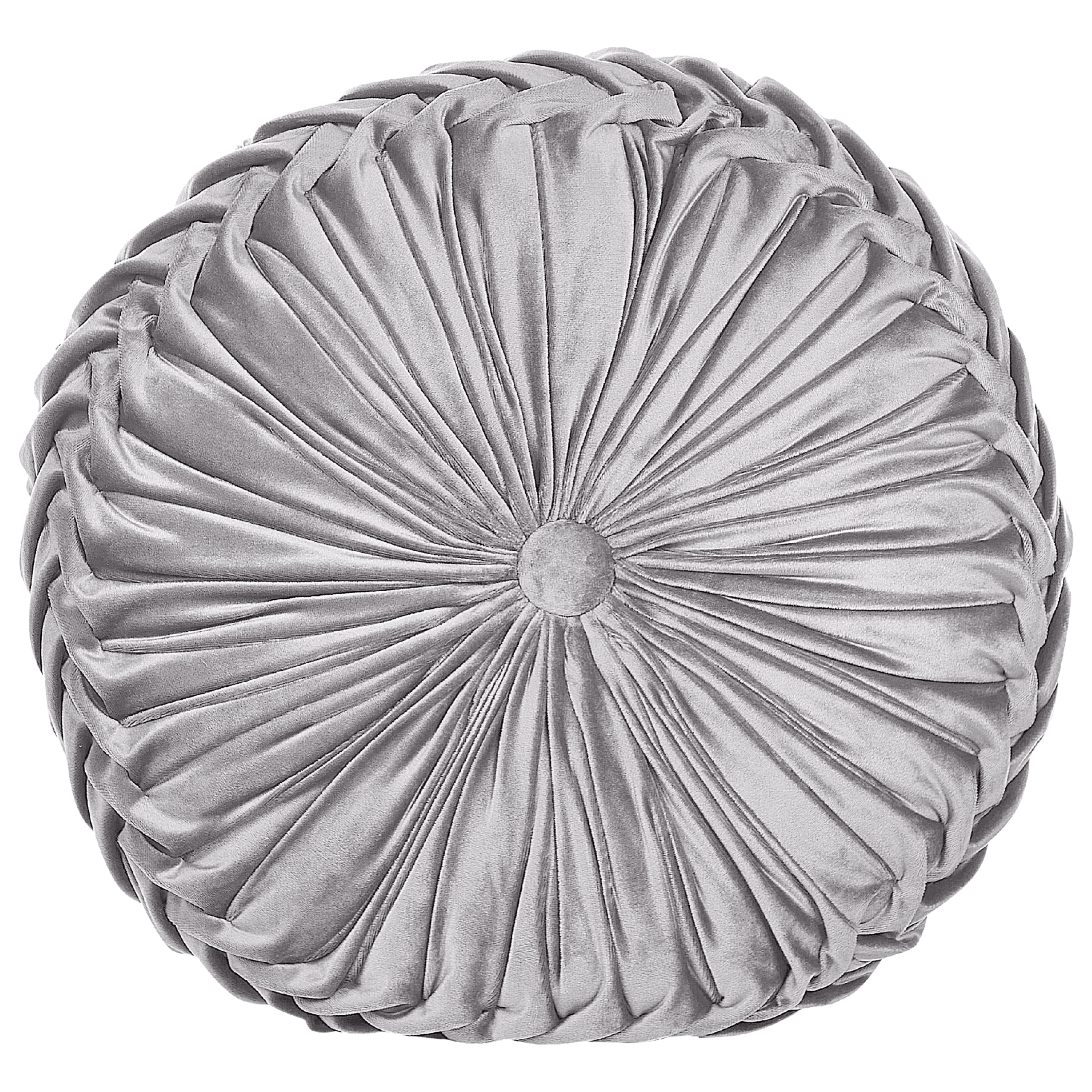 Pernă decorativă UDALA Catifea 40 x 40 cm Gri Uni