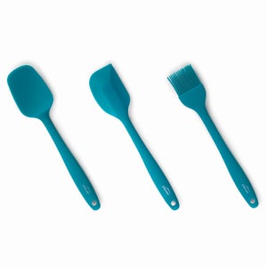 KitchenCraft Sweetly Does It – Set 3 Spatole Per Dolci In Acciaio Inox – Lama Dritta, Angolata E Affusolata