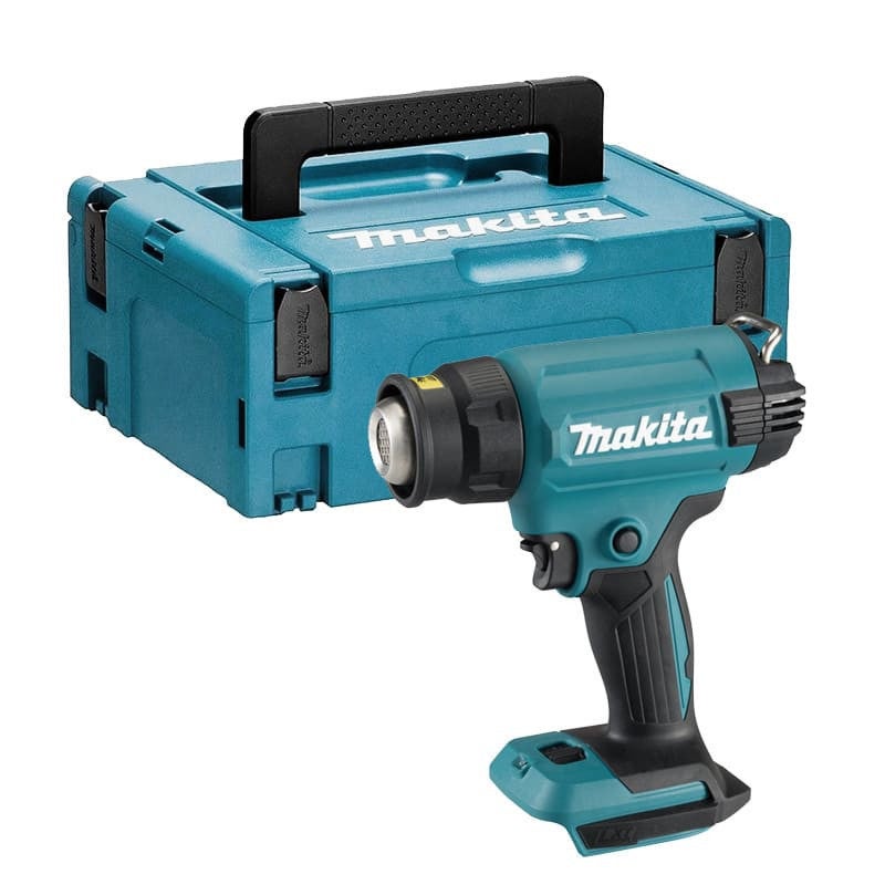 Pistola De Calor Inalámbrica Para Baterías Makita 18V - 3 Boquillas, Hasta 550°C, Ideal Para Manualidades Y Bricolaje