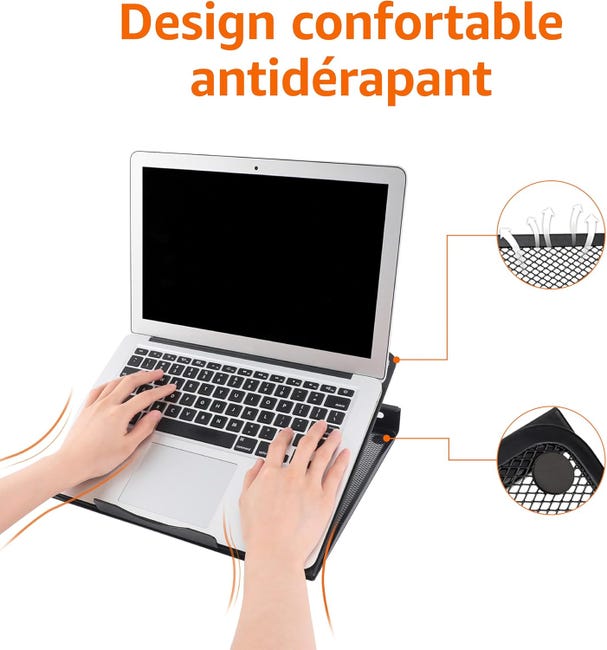 Supporto per laptop, regolabile in lega di alluminio con base rotante a 360 gradi, ergonomico per il lavoro collaborativo | Leroy Merlin Supporto per laptop, regolabile in lega di alluminio con base rotante a 360 gradi, ergonomico per il lavoro collaborativo | Leroy Merlin