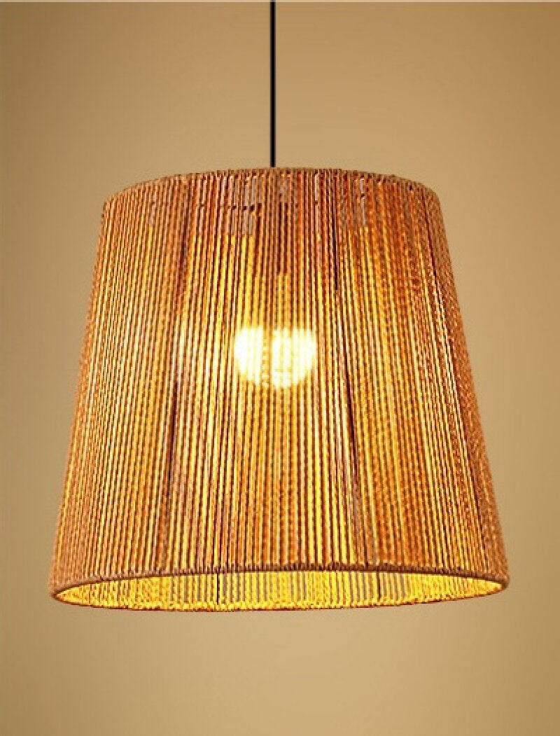 Auledio lámpara colgante de cuerda bohemia, estilo bohemio, lámpara de techo, perfecta para islas de cocina y dormitorios
