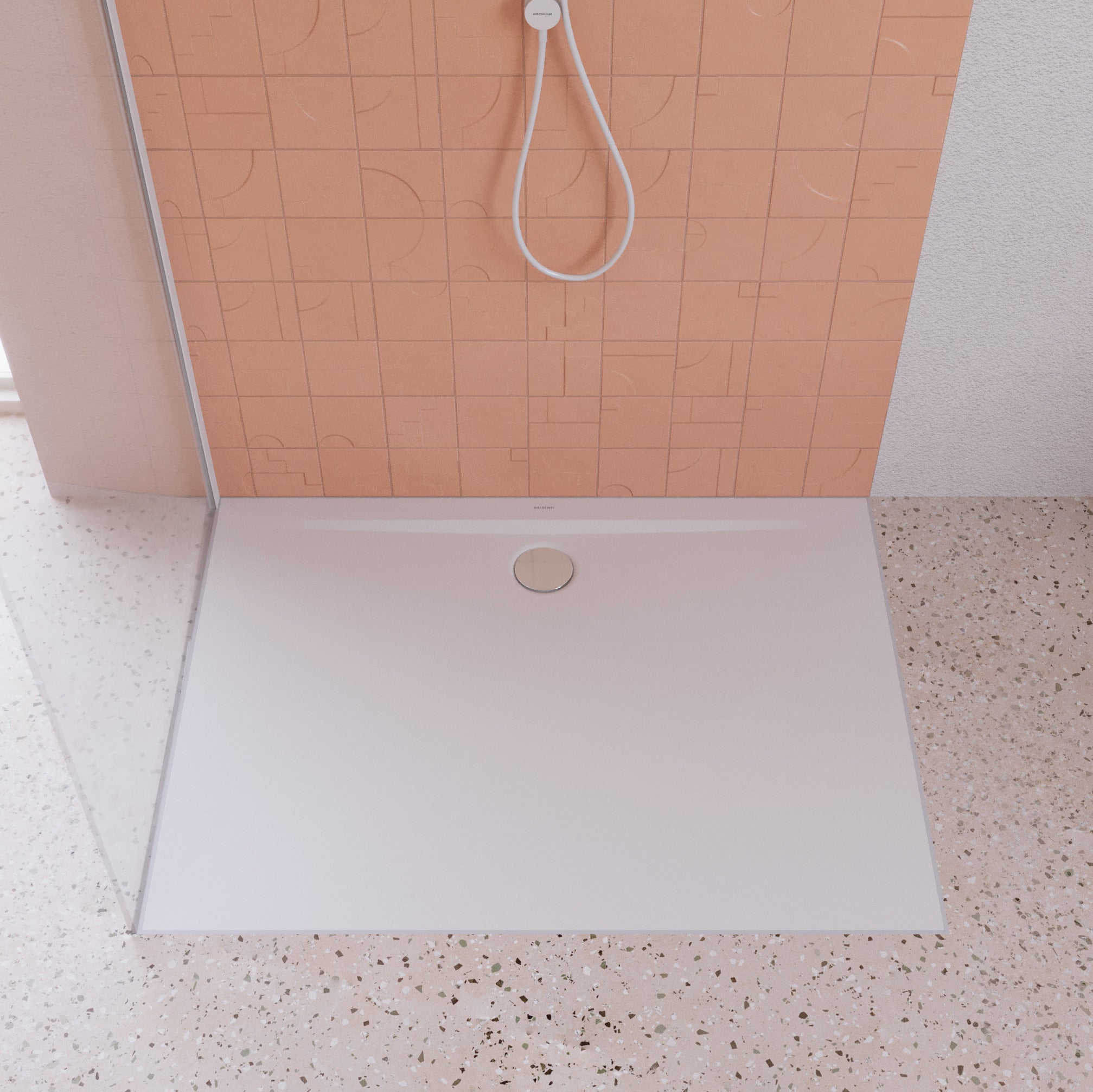 KALDEWEI SUPERPLAN ZERO 1578-1, Receveurs de douche, 140x90cm, 357800013711, Farbe: blanc alpin mat - 2