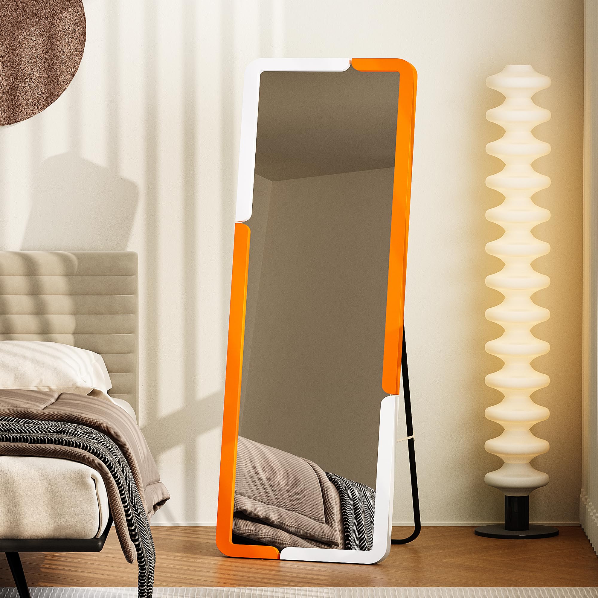 Specchio Da Parete Lungo 160x40 Cm - Cornice Argento In Alluminio - Per Camera, Bagno, Ingresso