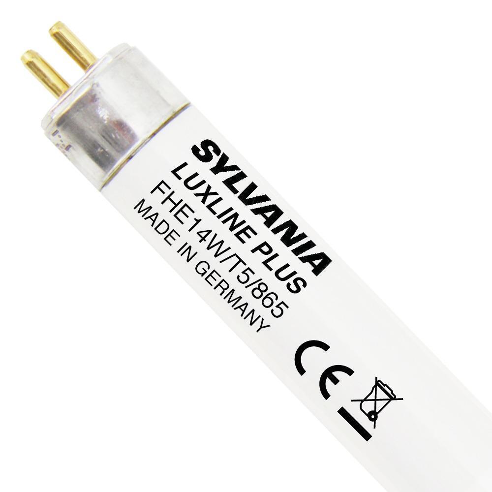 Tubo Fluorescente T5 14W 6400K Luz Blanca Día | 549 Mm Largo | 1250 Lúmenes | 10000 Horas De Vida | LightED