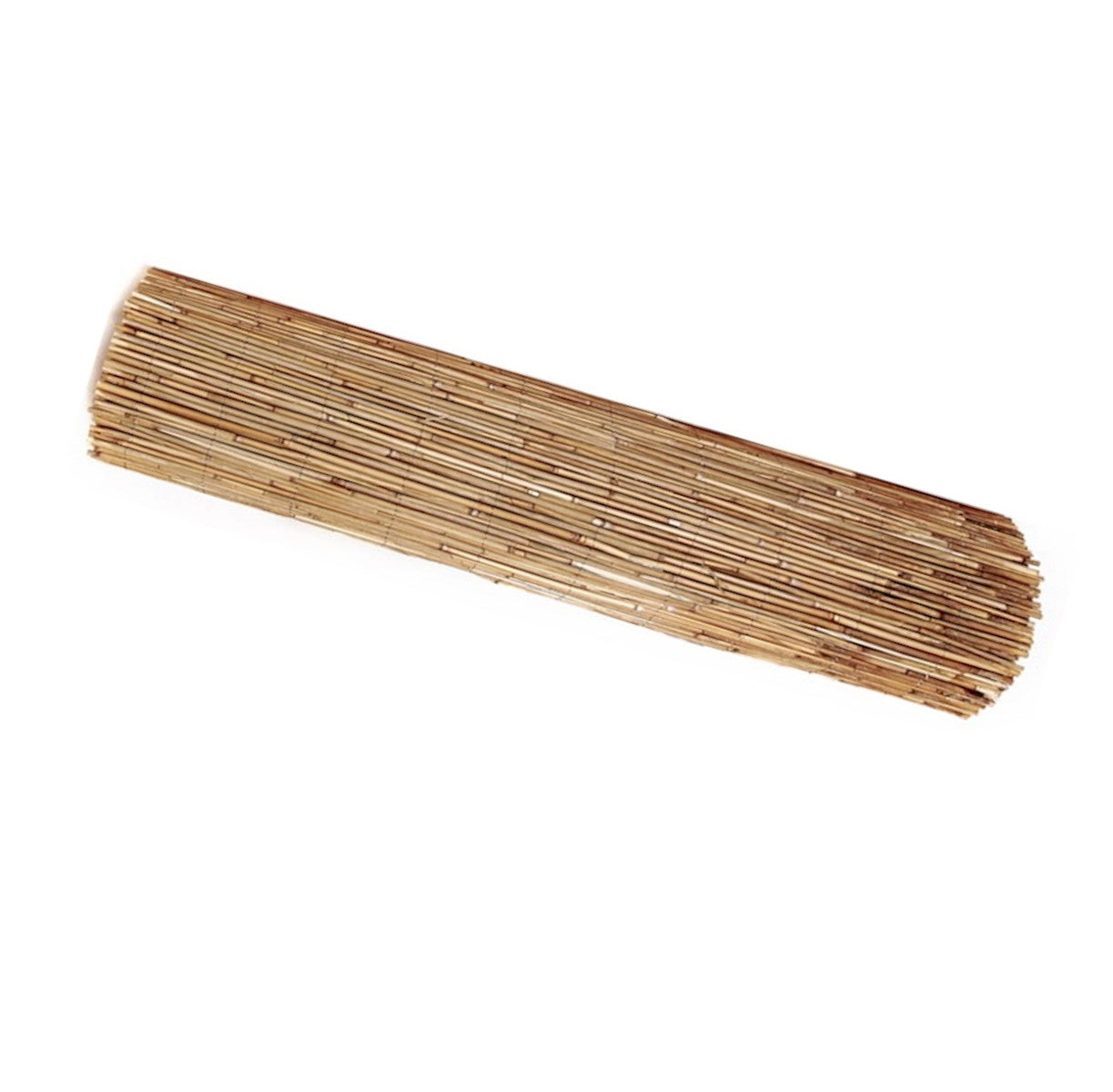 pergolato con canne di bambu