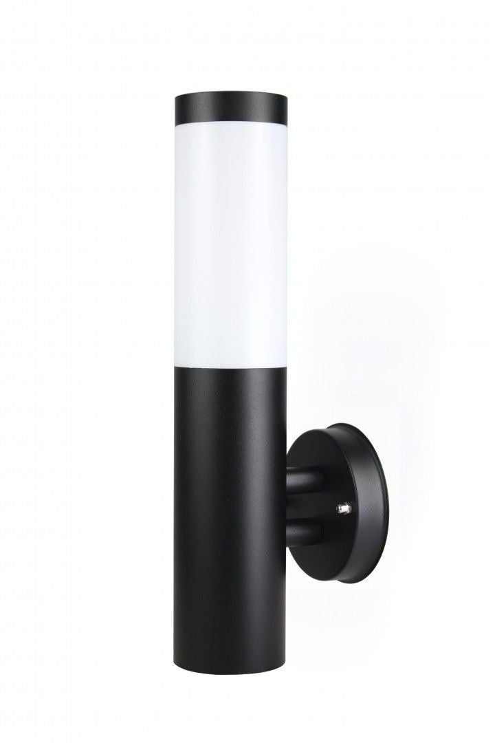 Kinkiet zewnętrzny Inox czarny 1xE27x40W wym: 33,6x7,5x15,4 cm IP44 SU-MA