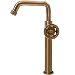 Indus mitigeur lavabo haut cuivre brossé