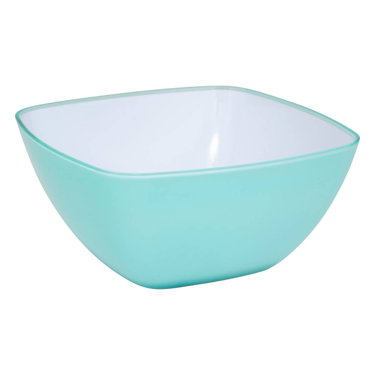 MISKA Munar kwadratowa 25 cm PLASTIKOWA miętowa